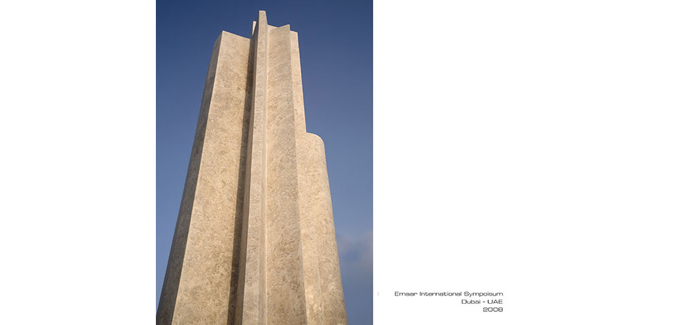 Emaar International Sculpture Symposium - Dubai- UAE (Stone 235 x 100 x 60 cm)