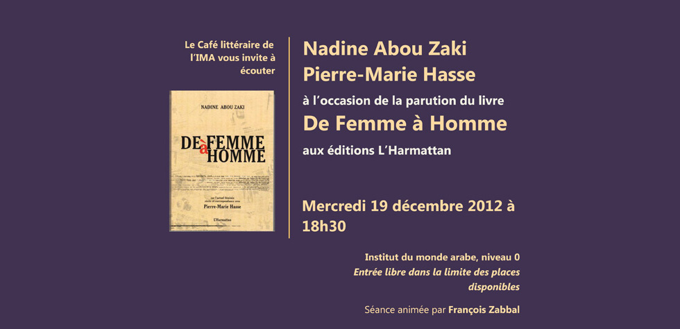 Nadine Abou Zaki & Pierre-Marie Hasse