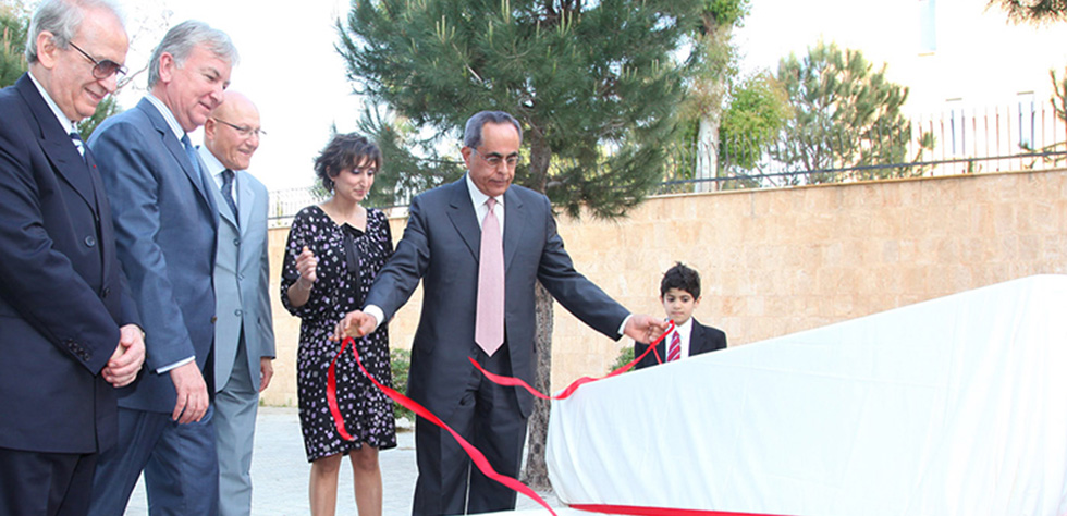 Nadine Abou Zaki- inauguration of "The Garden of Dialogue" 