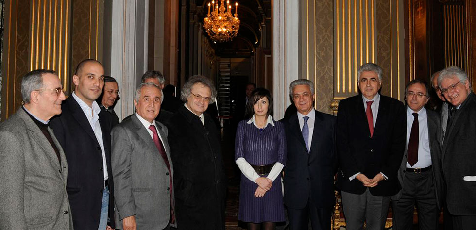 Nadine Abou Zaki during the secular award ceremony- Paris 2009