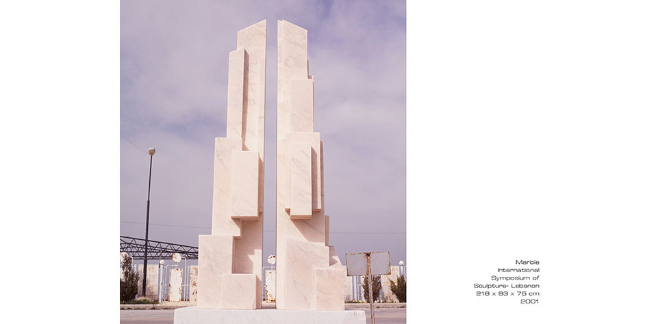 Marble International Symposium of Sculpture - Lebanon (218 x 93 x 75 cm)